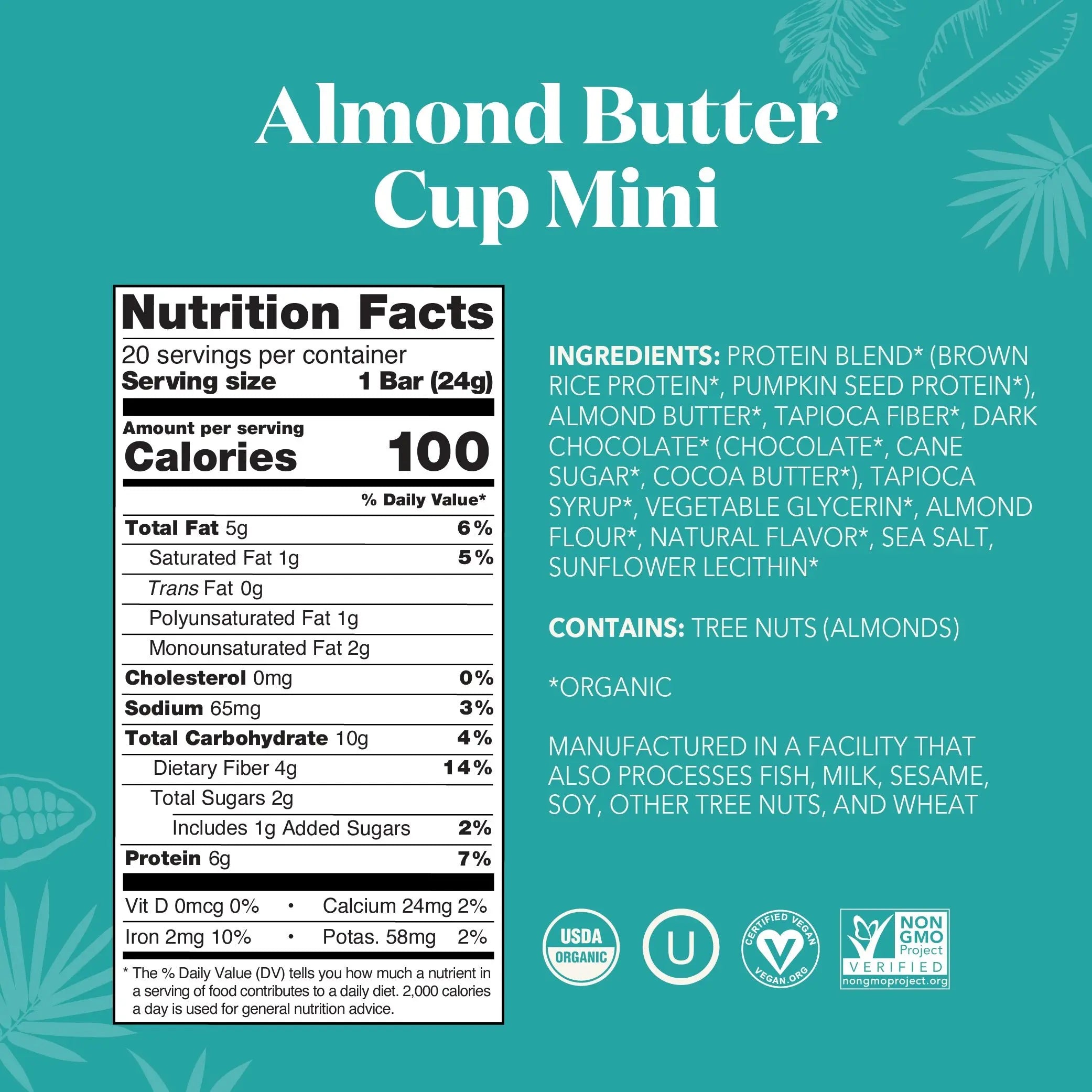 Almond Butter Cup - Mini Bars - Image 5