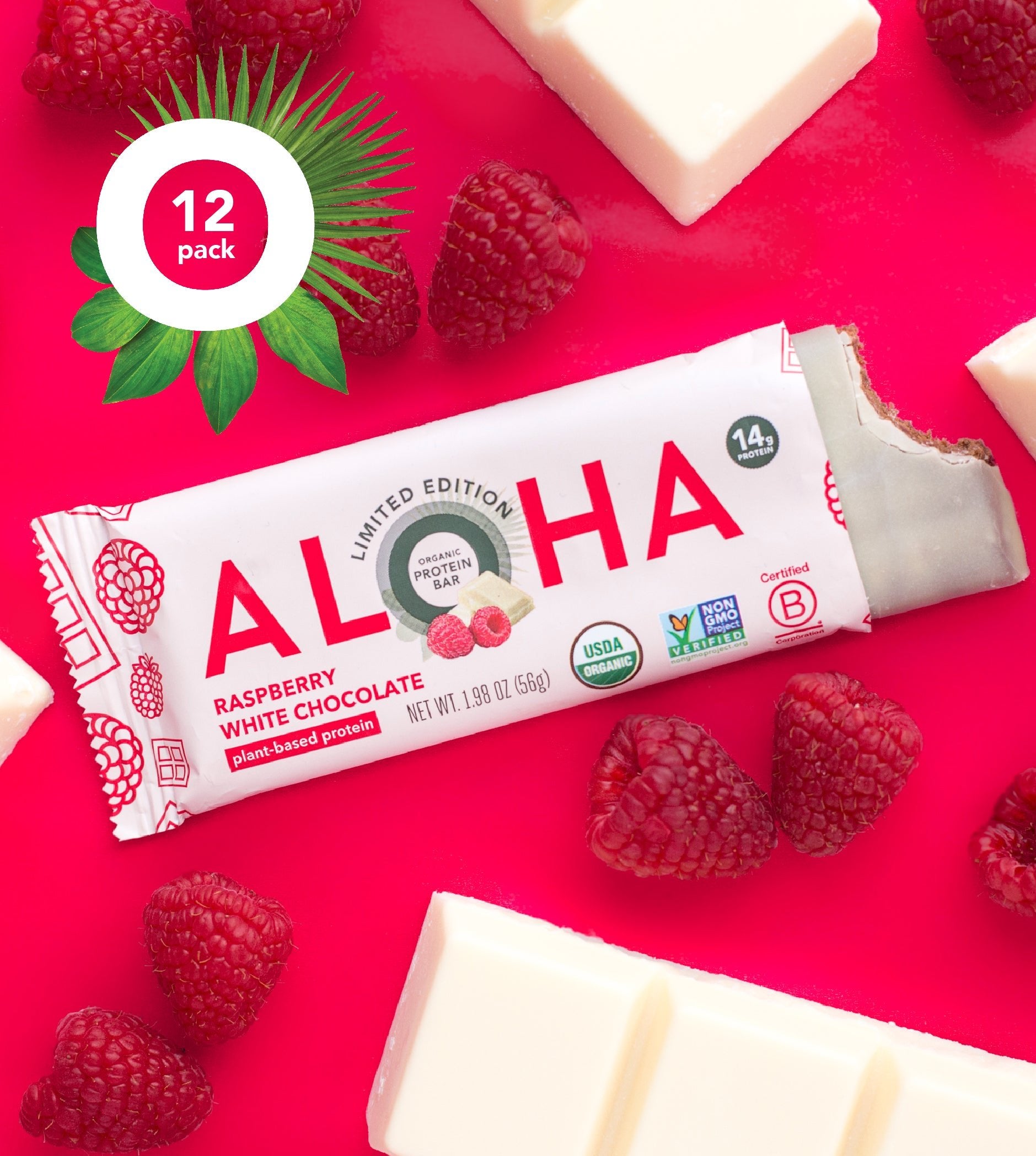 Raspberry White Chocolate - Protein Bars - Image 2