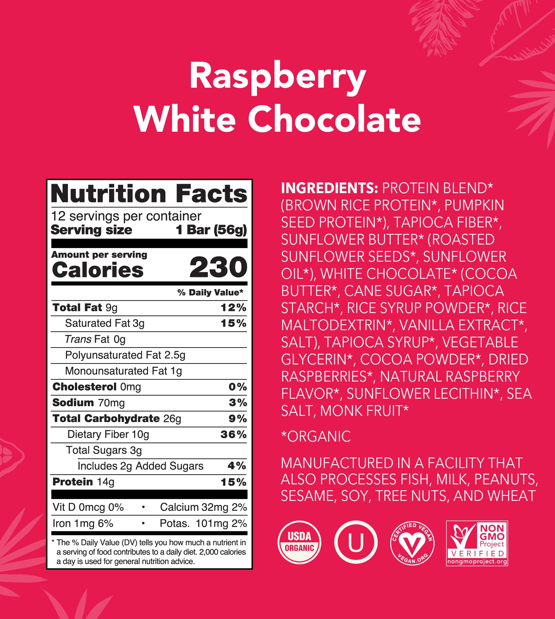 Raspberry White Chocolate - Protein Bars - Image 3
