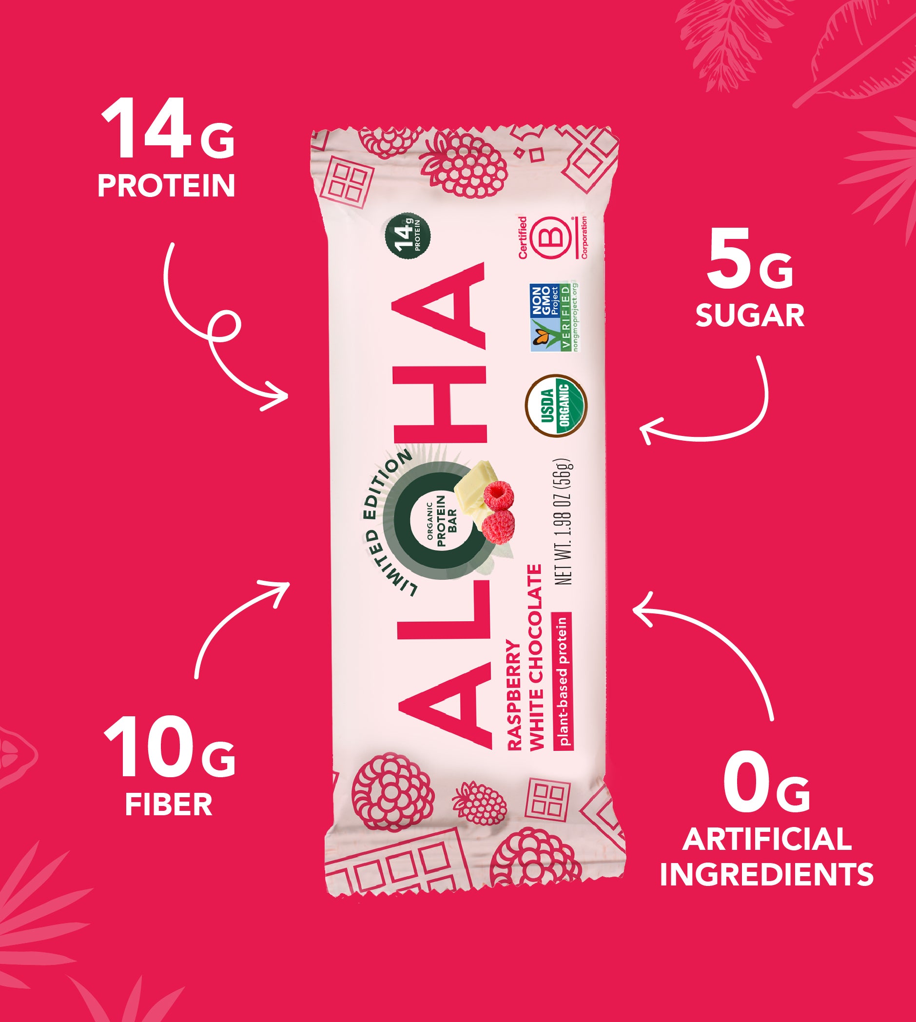 Raspberry White Chocolate - Protein Bars - Image 5