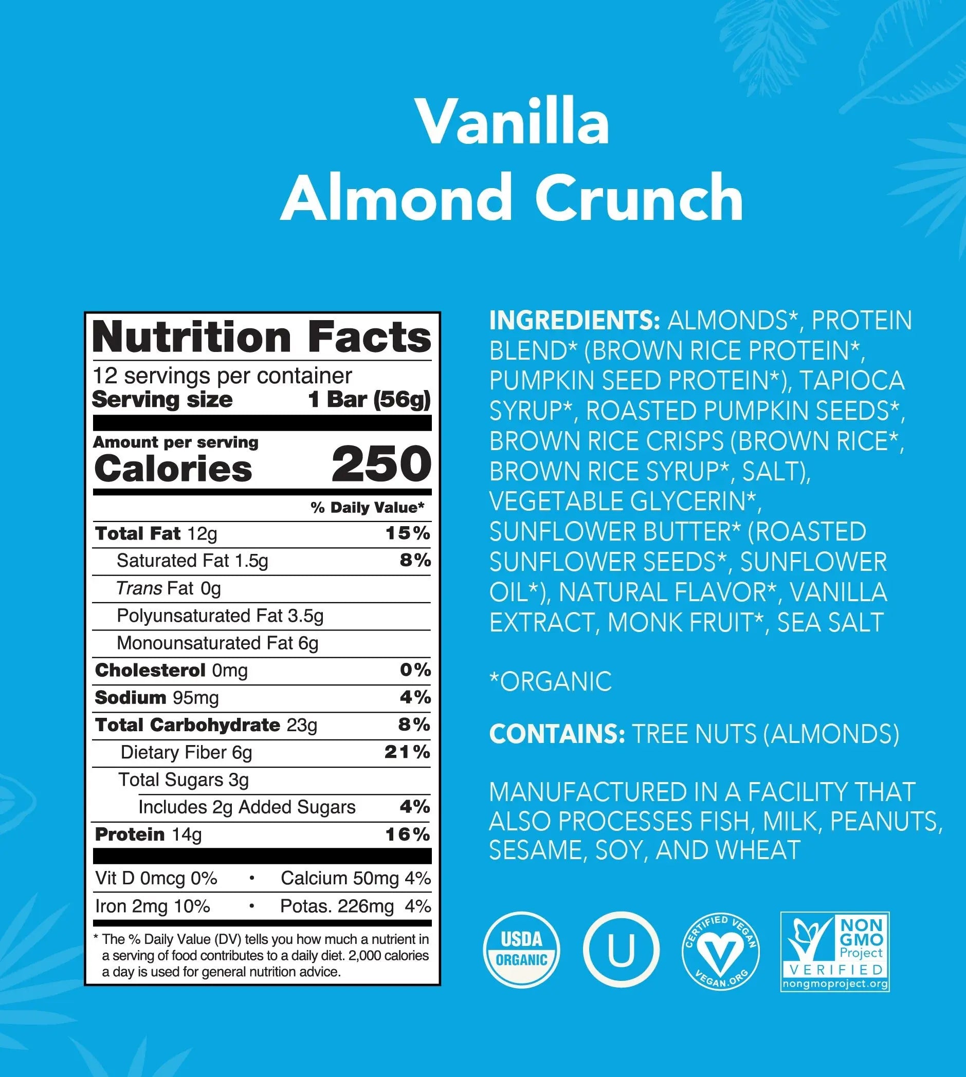 Vanilla Almond Crunch - Protein Bars - Image 3
