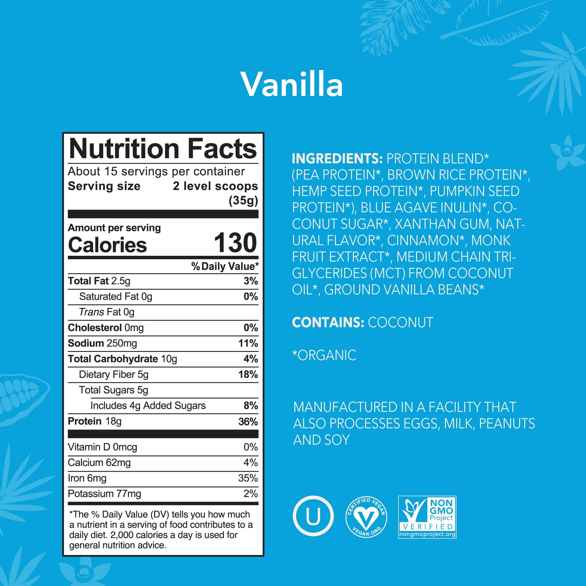 Vanilla - Protein Powder - Image 3